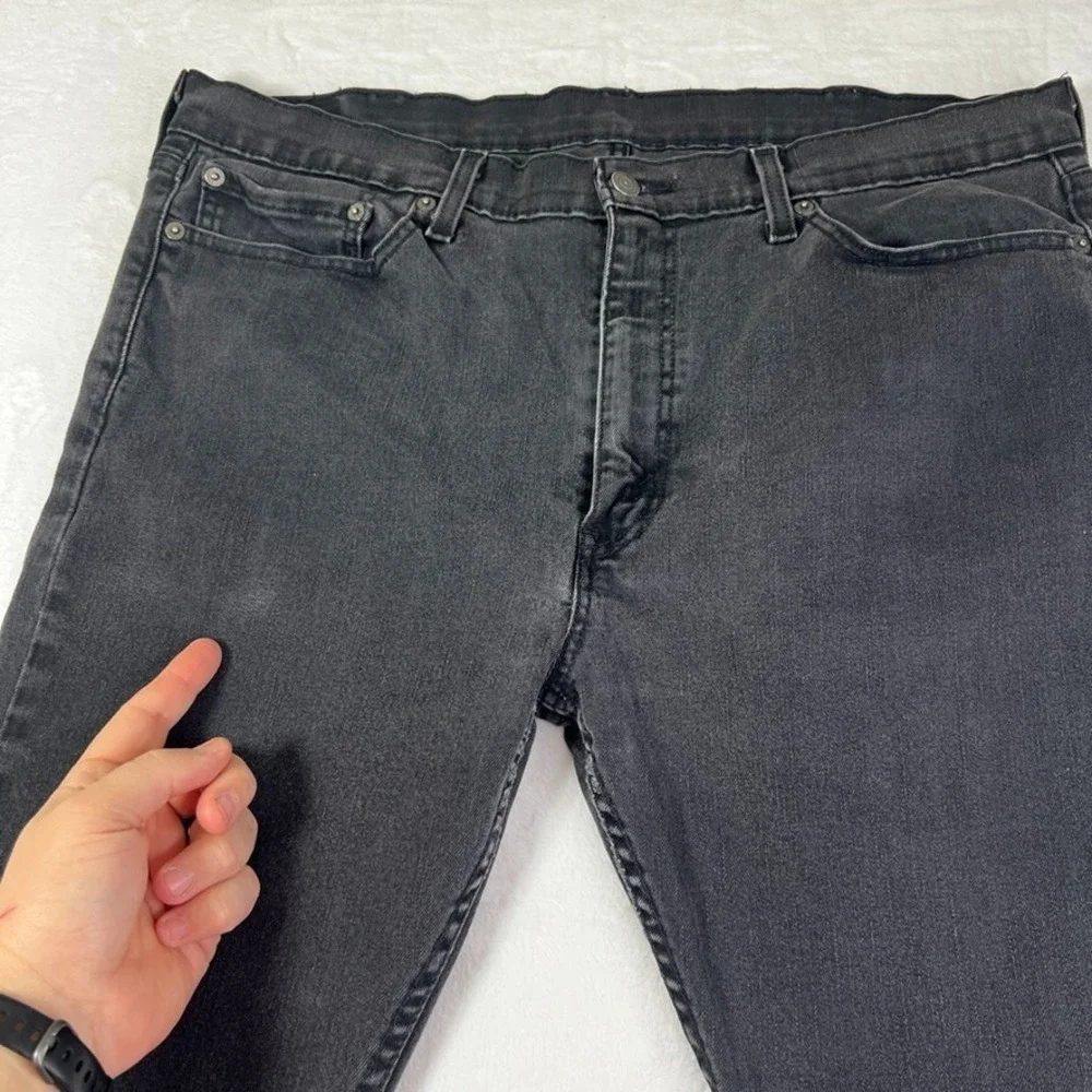 Levis 510 Jeans 33x32‎ (Act 31x30) Black Slim Fit Skinny Tapered Grunge Hip Hop